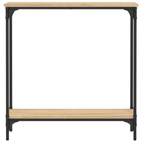 Stolik konsolowy, dąb sonoma, 75x22,5x75 cm