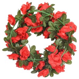 Sztuczne girlandy kwiatowe, 6 szt., czerwone, 240 cm