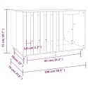 Domek dla psa, 100x70x72 cm, lite drewno sosnowe