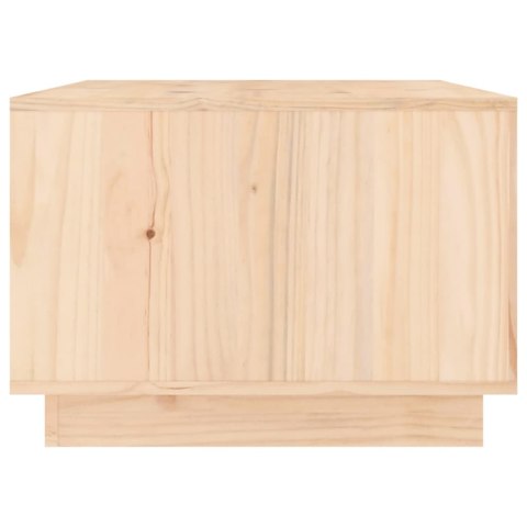 Stolik kawowy, 80x50x35 cm, lite drewno sosnowe
