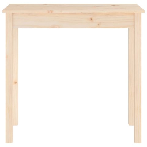Stolik konsolowy, 80x40x75 cm, lite drewno sosnowe