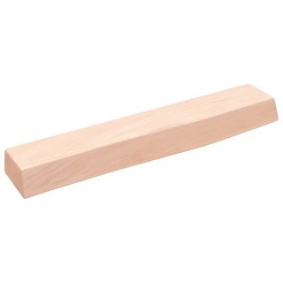 Półka, 60x10x6 cm, surowe lite drewno dębowe