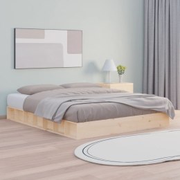 Rama łóżka, 120 x 200 cm, lite drewno