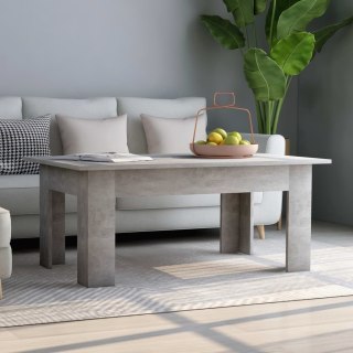 Stolik kawowy, betonowy, 100x60x42 cm, materiał drewnopochodny