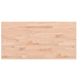 Blat do łazienki, 100x50x4 cm, lite drewno bukowe