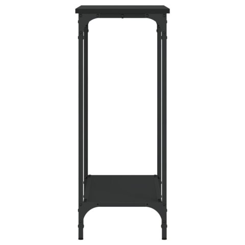 Stolik konsolowy, czarny, 75x30,5x75 cm