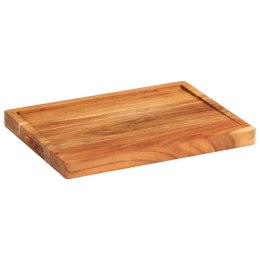 Deska do krojenia, 43x32x3,5 cm, lite drewno akacjowe