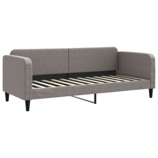 Sofa z funkcją spania, kolor taupe, 80x200 cm, obite tkaniną