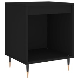 Szafka nocna, czarny, 40x35x50 cm, materiał drewnopochodny