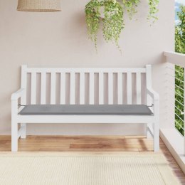 Poduszka na ławkę ogrodową, szara, 150x50x3 cm, tkanina Oxford