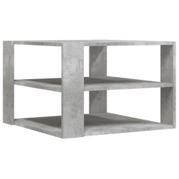 Stolik kawowy, szarość betonu, 59,5x59,5x40 cm