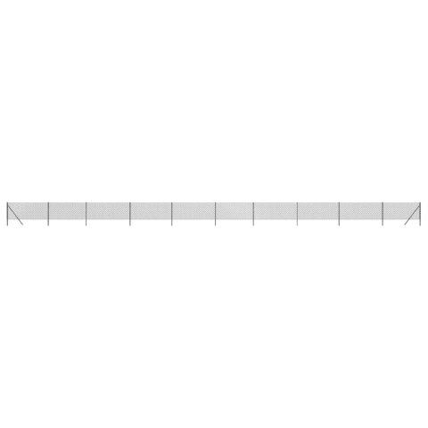 Ogrodzenie z siatki, antracytowe, 1x25 m