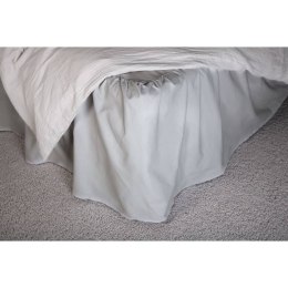 Venture Home Falbana do łóżka Pixy, 200x120 cm, bawełniana, jasnoszara