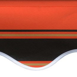 Tkanina do markizy, pomarańczowo-brązowa, 400 x 300 cm
