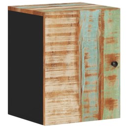 Szafka ścienna do łazienki, 38x33x48 cm, lite drewno z odzysku