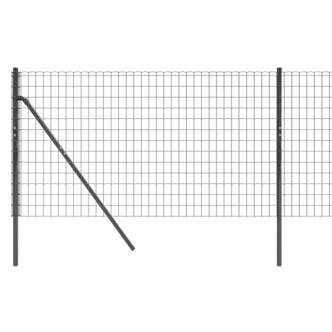 Ogrodzenie z siatki drucianej, antracytowe, 1,1x10 m