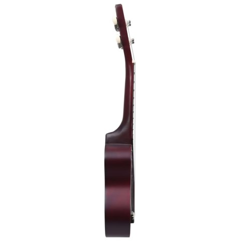 Ukulele sopranowe z pokrowcem, dla dzieci, naturalne, 21"