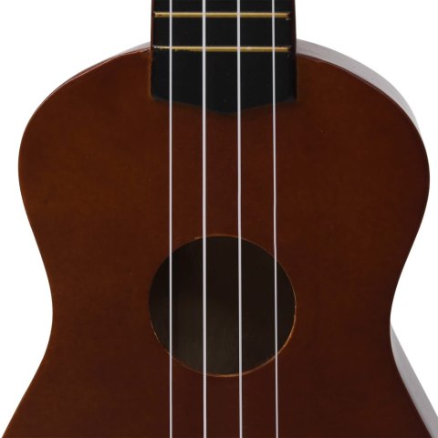 Ukulele sopranowe z pokrowcem, dla dzieci, naturalne, 23"