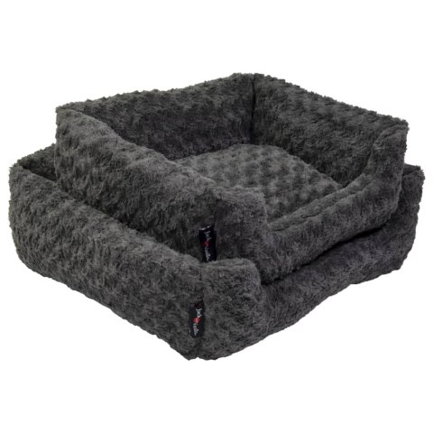 Jack and Vanilla Legowisko sofa Softy S, 60x52x18 cm, szare rozety