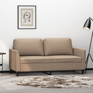 2-osobowa sofa, kolor cappuccino, 140 cm, sztuczna skóra