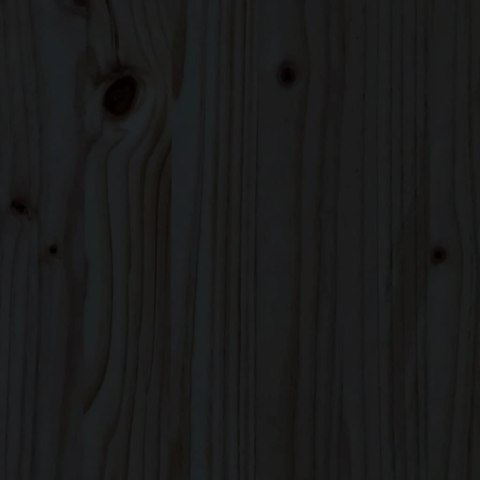 Stołki barowe, 2 szt., czarne, 40x42x120 cm, drewno sosnowe