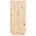 Szafka, 60 x 34 x 75 cm, lite drewno sosnowe