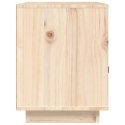 Szafka nocna, 40x34x45 cm, lite drewno sosnowe