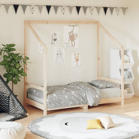 Rama łóżka dziecięcego, 80x160 cm, drewno sosnowe