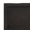 Blat do łazienki, ciemnoszary, 80x60x4 cm, lite drewno