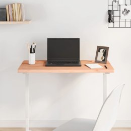 Blat biurka, 80x40x2,5 cm, lite drewno bukowe