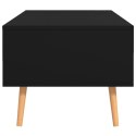 Stolik kawowy, czarny, 100x49,5x43 cm, płyta wiórowa