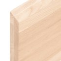 Półka, 100x60x(2-4) cm, surowe lite drewno dębowe