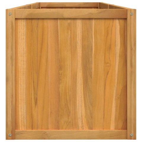 Podwyższona rabata, 150x50x50 cm, lite drewno tekowe