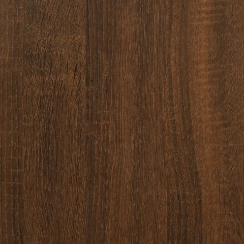 Szafka, brązowy dąb, 91x29,5x75 cm, materiał drewnopochodny