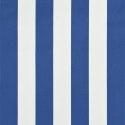 Markiza zwijana, 350 x 150 cm, biało-niebieska