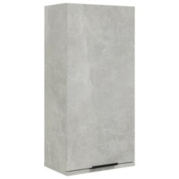 Wisząca szafka łazienkowa, betonowa szarość, 32x20x67 cm