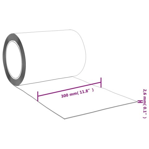 Folia paskowa do kurtyny PVC, 3 mm x 300 mm, 25 m