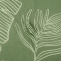 Poduszka na ławkę ogrodową, wzór w liście, 120x50x3 cm, tkanina