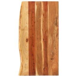 Blat łazienkowy, lite drewno akacjowe, 100x52x2,5 cm