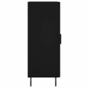 Szafka, czarna, 34,5x34x90 cm, materiał drewnopochodny