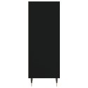 Szafka, czarna, 34,5x32,5x90 cm, materiał drewnopochodny
