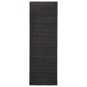 Sizalowy dywanik do drapania, czarny, 66x200 cm