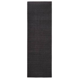 Dywanik sizalowy do drapania, czarny, 80x250 cm