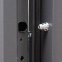 Drzwi wejściowe, antracytowe, 110x207,5 cm, aluminium