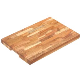 Deska do krojenia, 50x35x4 cm, lite drewno akacjowe