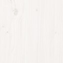 Biurko, białe, 110x50x93 cm, lite drewno sosnowe