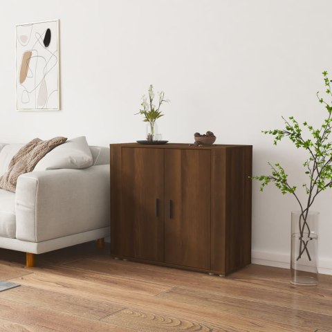 Szafka, brązowy dąb, 80x33x70 cm, materiał drewnopochodny
