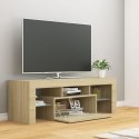 Szafka pod TV z oświetleniem LED, dąb sonoma, 120x35x40 cm