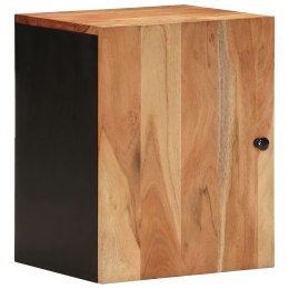 Szafka ścienna do łazienki, 38x33x48 cm, lite drewno akacjowe
