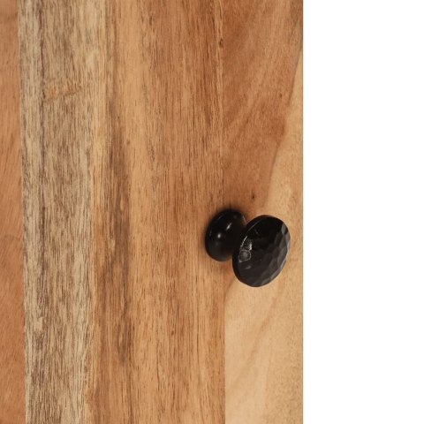 Szafka ścienna do łazienki, 38x33x48 cm, lite drewno akacjowe